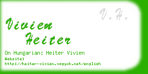 vivien heiter business card